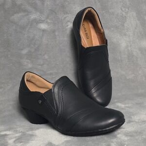 Size‎ 6 - Cobb Hill Laurel Slip On - Black Leather - Womens